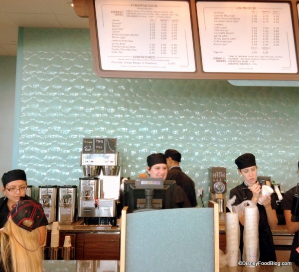 menu and bubble wall