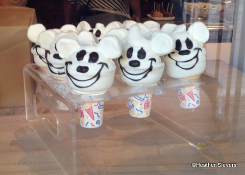Mickey Ghost Marshmallow Cones