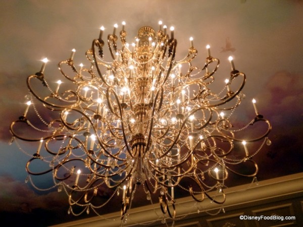 Chandelier in Ballroom