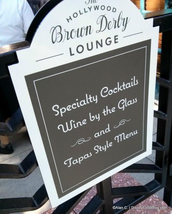 Brown Derby Lounge Sign