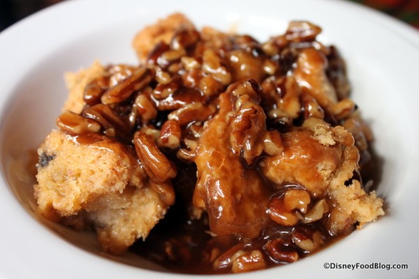 French Toast Bread Pudding with Pecan Praline Sauce