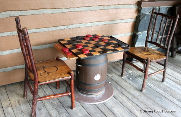 Checkers on the Porch Trails End