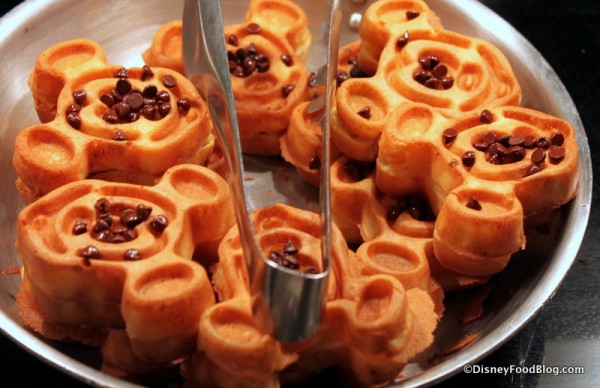 Chocolate Chip Mickey Waffles Trails End