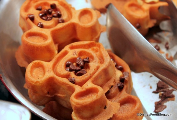 Chocolate Chip Mini Mickey Waffles Trails End