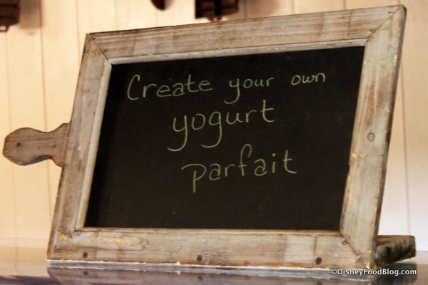 Create Your Own Yogurt Parfait Trails End