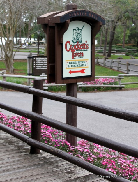 Crockett's Tavern Sign Trails End