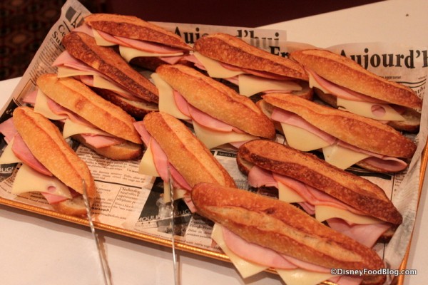 Jambon Beurre Sandwiches Parisian Breakfast