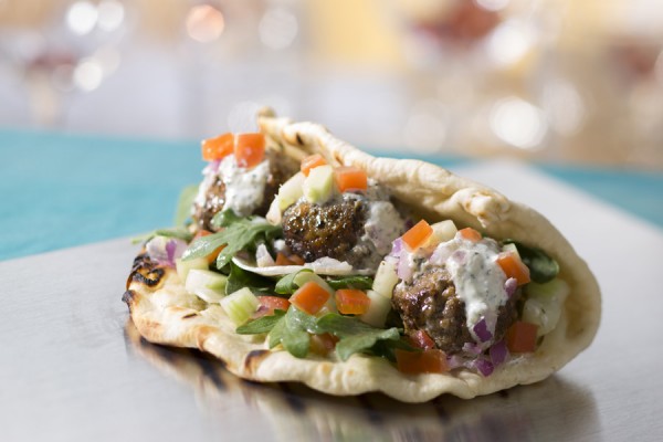Lamb Meatball Flatbread