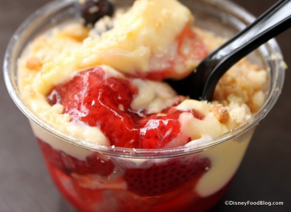 No Sugar Added Strawberry Parfait Inside Backlot Express