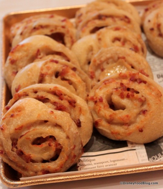 Savory Pinwheels with Cheese and Bacon Parisian Breakfast