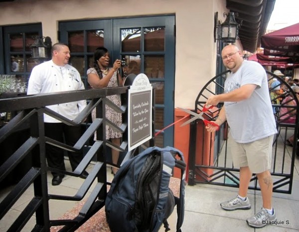 ribbon cutting at brown derby lounge