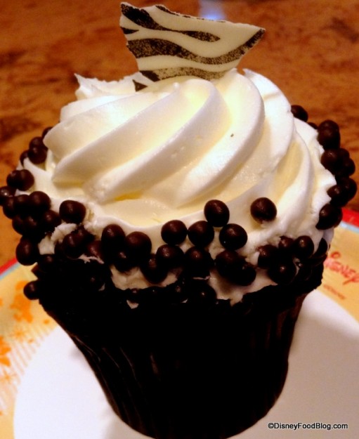 zebra cupcake