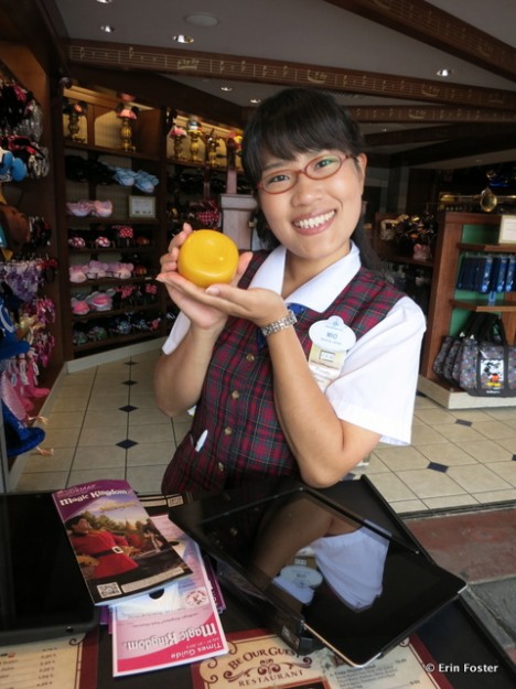 Guests Testing the FastPass Option for Lunch at Be Our Guest Receive a Yellow Rose at Check In