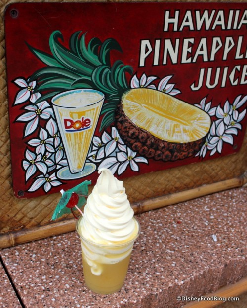 Dole Whip Float with Sign 1 Tiki Juice Bar