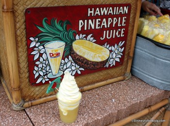 Dole Whip Float with Sign 2 Tiki Juice Bar