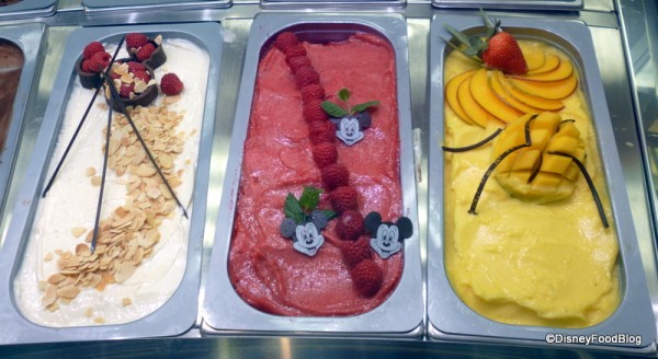 Vanilla, Raspberry, and Mango