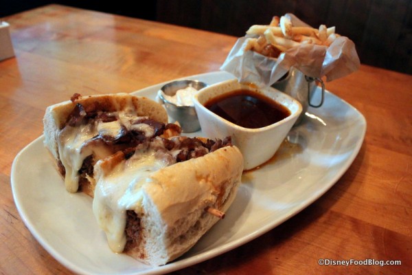 French Dip with Fries House of Blues Orlando