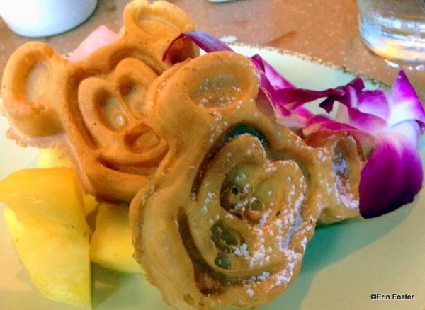 Tropical Mickey Waffles