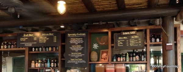 Bottles lining the shelves