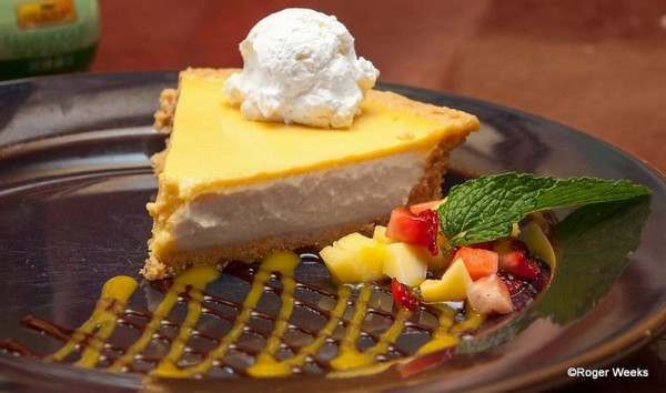 Mango Pie at Yak n Yeti Restaurant