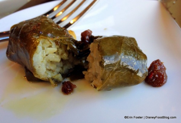 Grape Leaf Roll -- Up Close