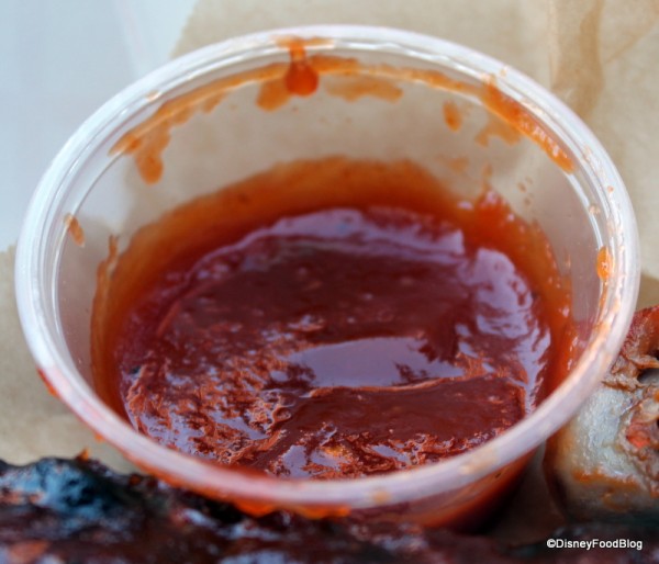 BBQ sauce on the side