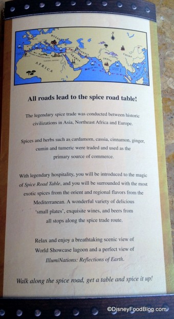 Spice Road Table Story