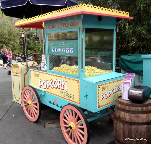 Adventureland Popcorn Cart in Magic Kingdom