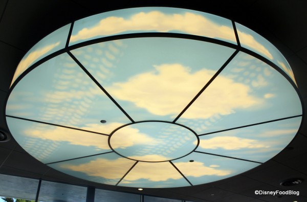 Cloud Chandelier in the "Cars" section