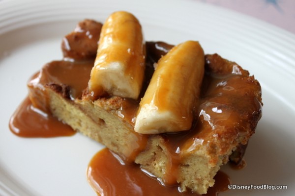 Brioche French Toast with Salted Caramel Sauce and Bananas