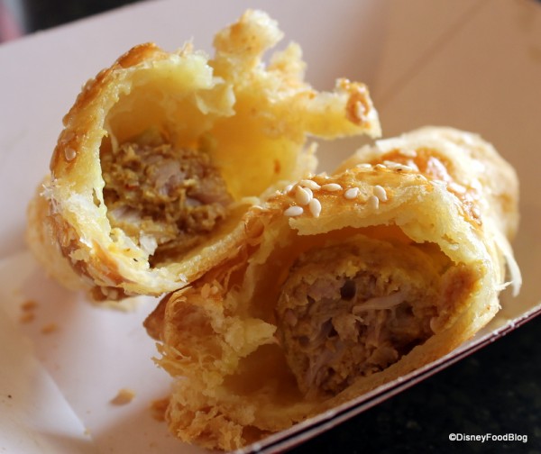 Center of the Curry Chicken Pocket