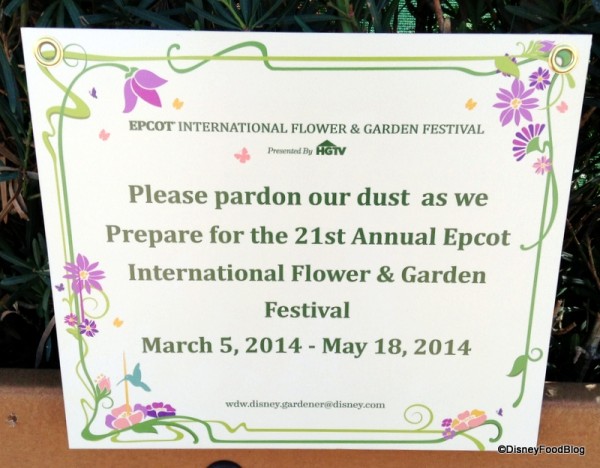 Getting ready for Flower & Garden Festival 2014