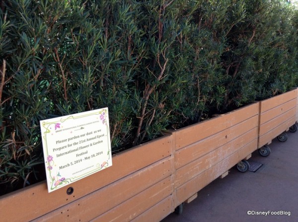 Getting ready for Flower & Garden Festival 2014