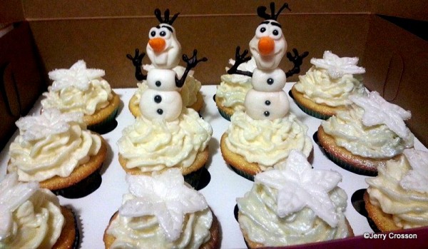 Frozen Themed Cupcakes