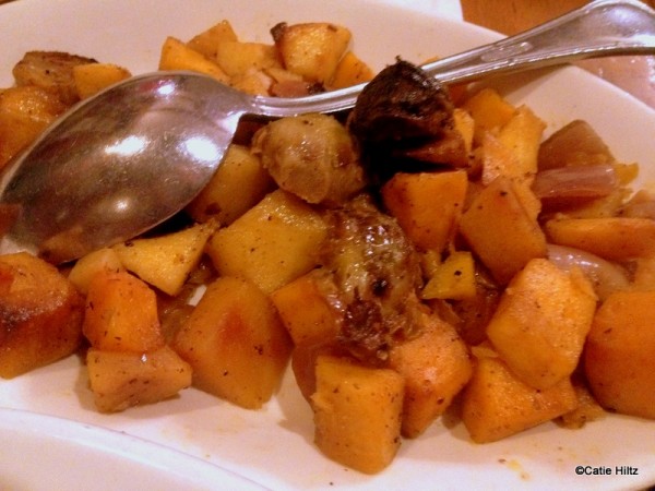 Assorted roasted vegetables