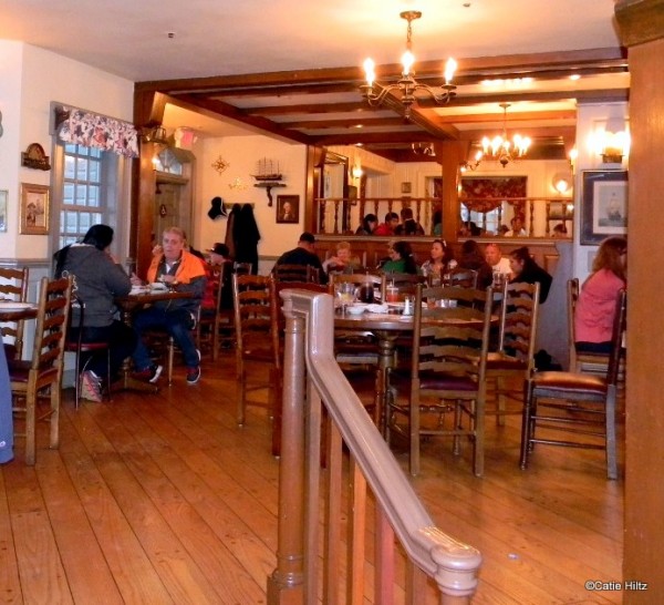 One of several seating areas