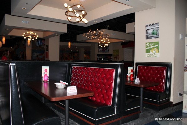 Upstairs Booths at Splitsville