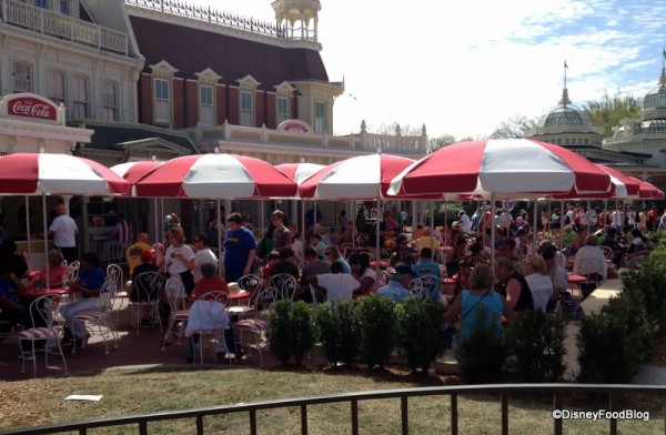 Outdoor Seating at Casey's Corner