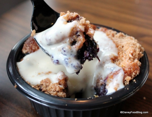 Bite of Blueberry Cobbler