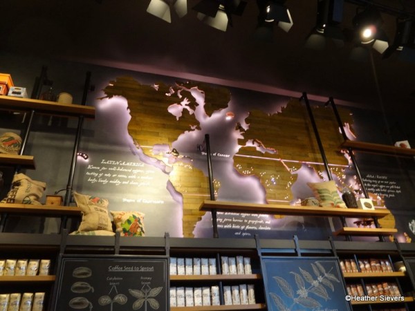 Light Up Coffee Sourcing Map