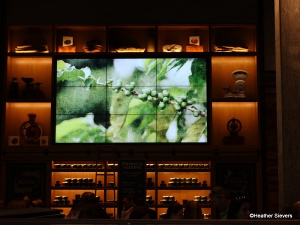 All Content on the LCD Screen is Original to Starbucks