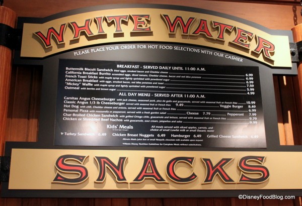 Detailed All Day  Menu -- Click to Enlarge