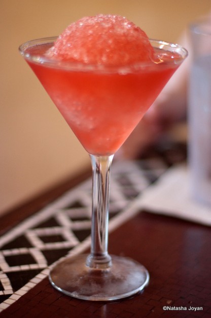 Shaved Ice Martini at Yak and Yeti