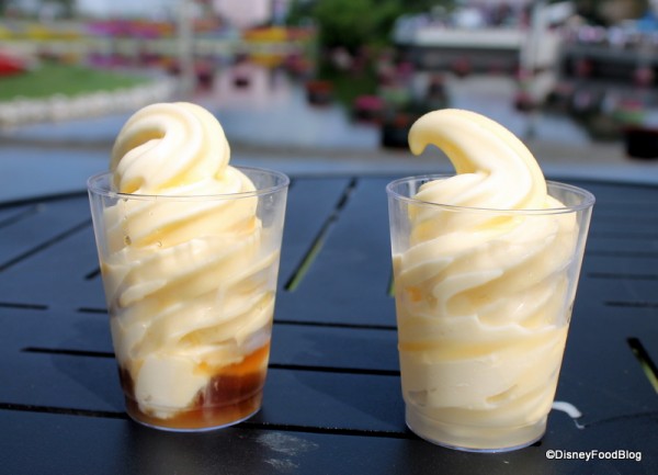 Dole Whips with booze at the Epcot Flower and Garden Festival