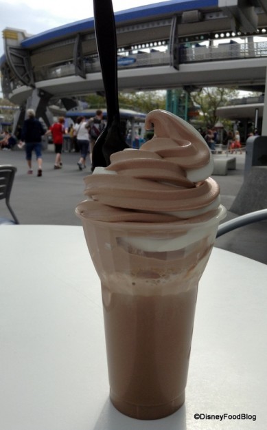 The view from Auntie Gravity's outdoor seating