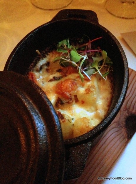 Smoked Haddock Potato Tomatoes and Vintage Dubliner Cheddar Bake -- Up Close