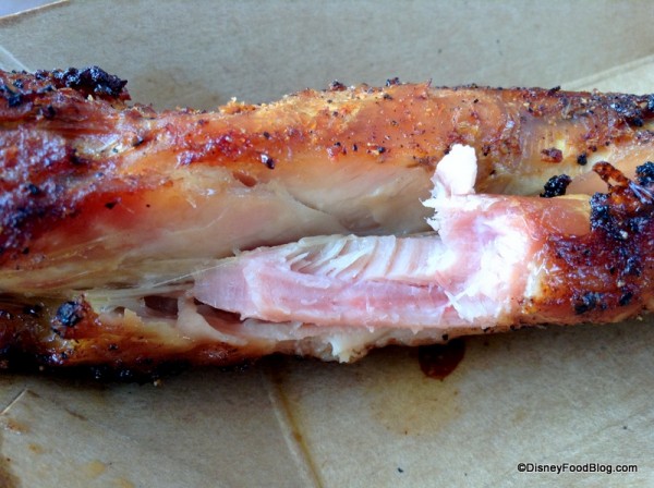 Smoked Turkey "Rib" Close Up