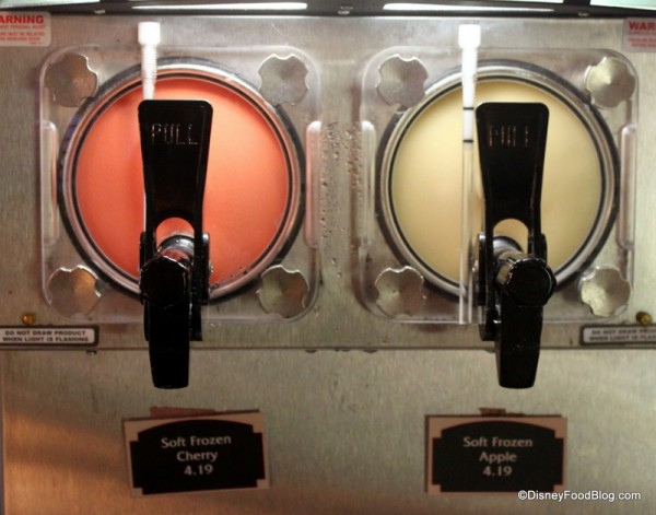 Soft Frozen Cherry and Soft Frozen Apple