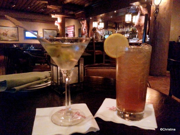 Olive Truffle Martini and Ultimate Long Island Iced Tea