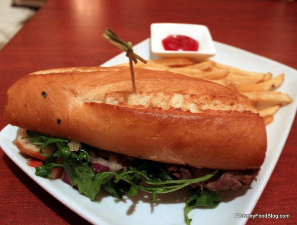 Carved Prime Chuck Roast Beef Sandwich